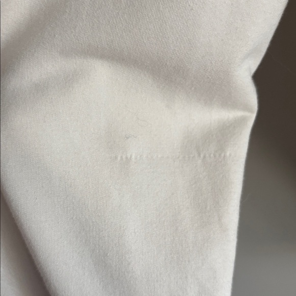 L'AGENCE • Cream knit top with Black and Fold stretch Hem - Picture 7 of 8